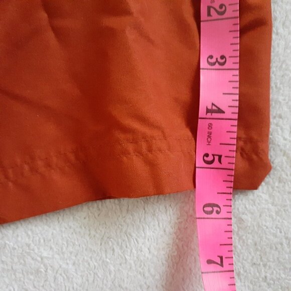 Trespass Men's Medium Quick Dry Mesh Lined Dark Orange Swim Trunks Shorts - Picture 10 of 10